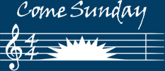 Come Sunday Music Clef Logo